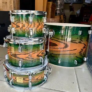 Tama Maple Custom 5pcs Drum Set [Double Cymbal]