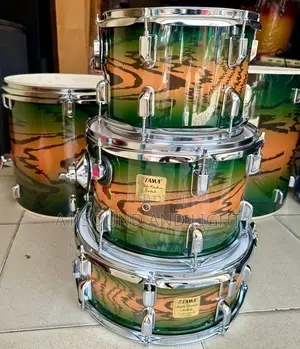 Tama Maple Custom 5pcs Drum Set [Double Cymbal]