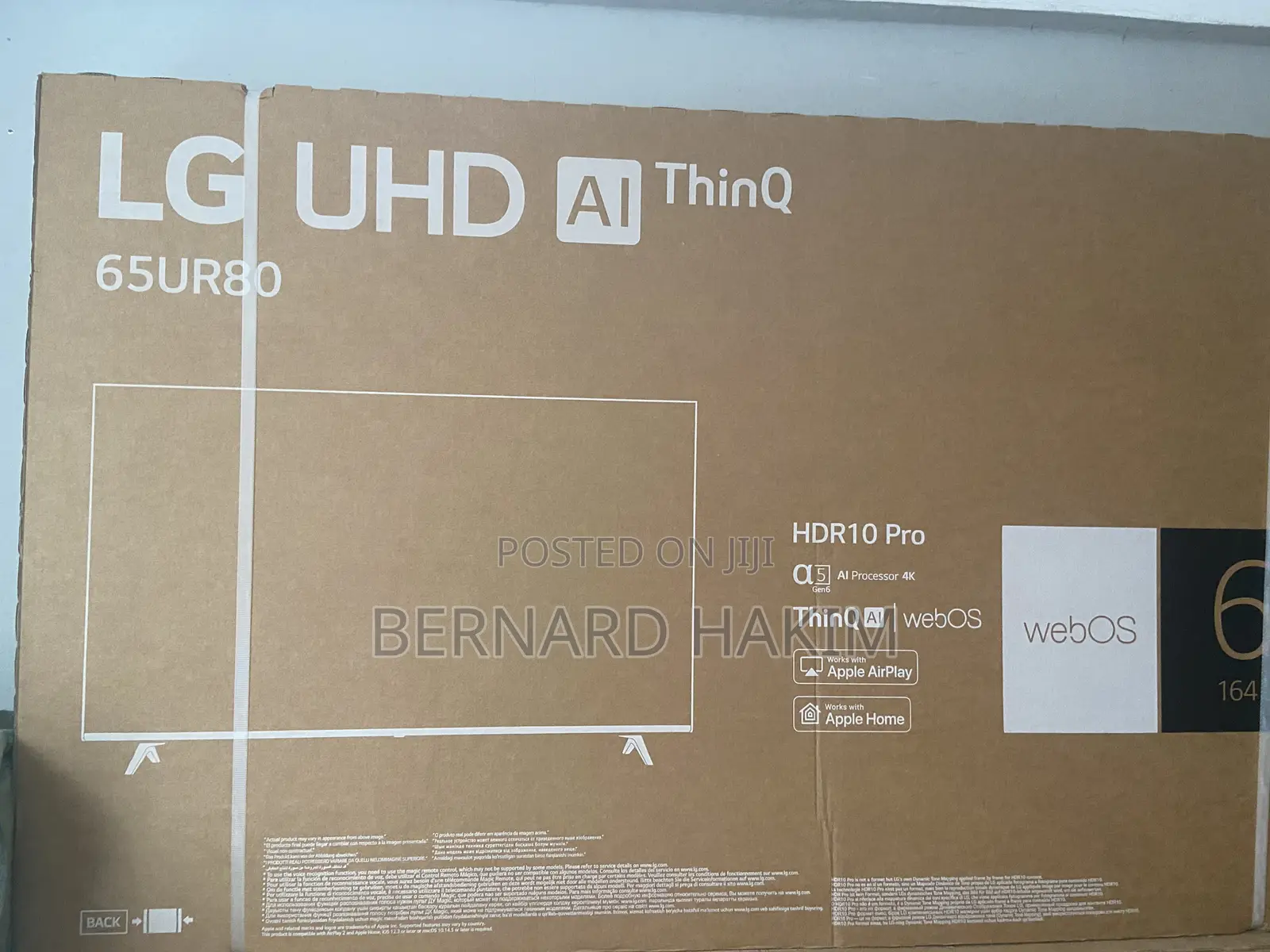 Lg 65” Uhd Ur80