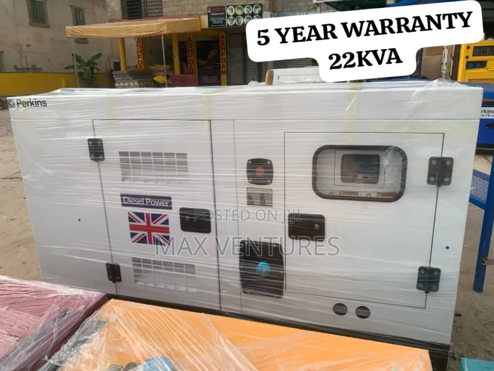Genmax Energy Diesel Generator 22kva 18kw Perkins Diesel