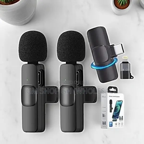 iPhone Android Lavalier Microphone Audio Video Recording