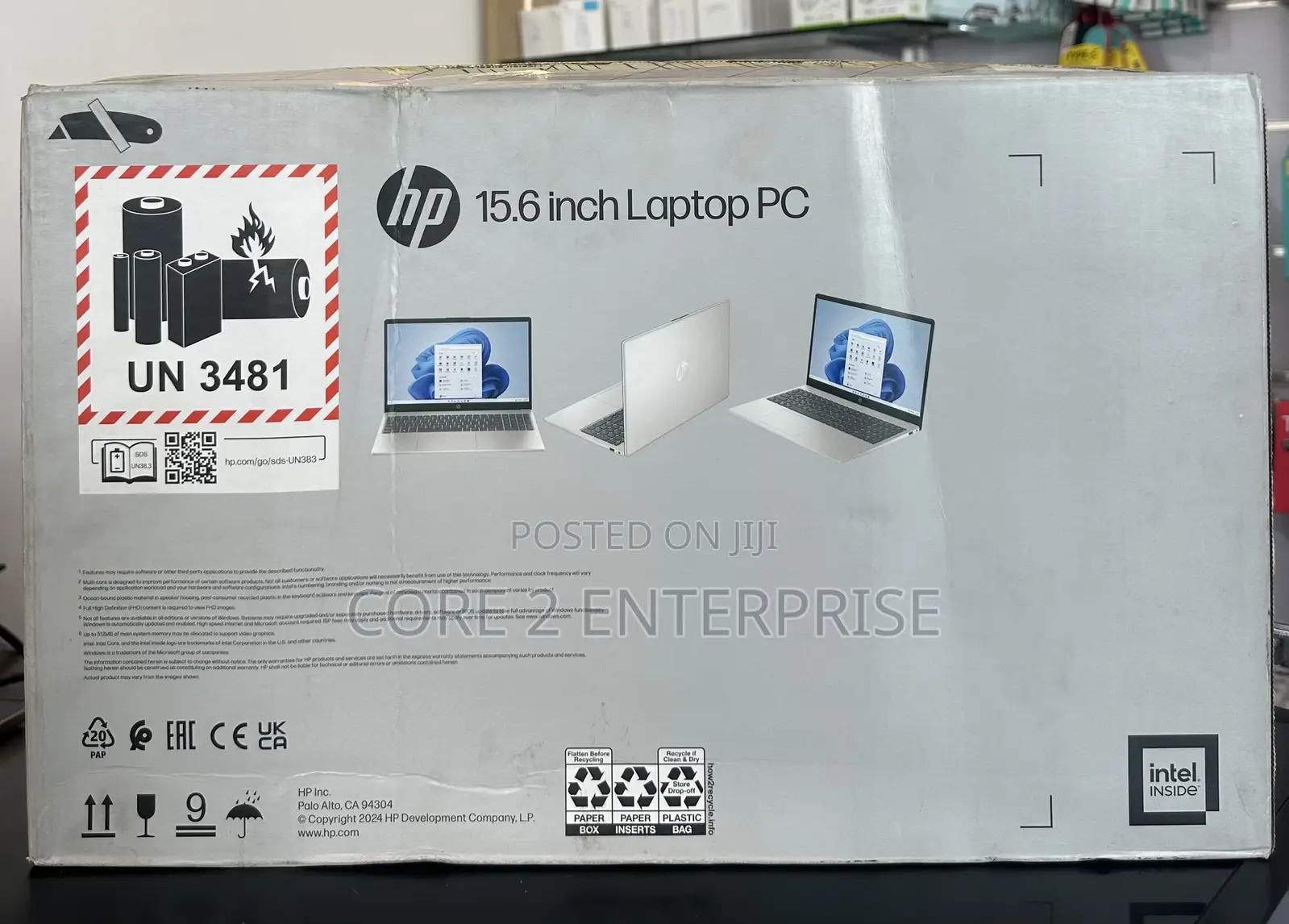 New Laptop HP 8GB Intel Core I5 SSD 512GB