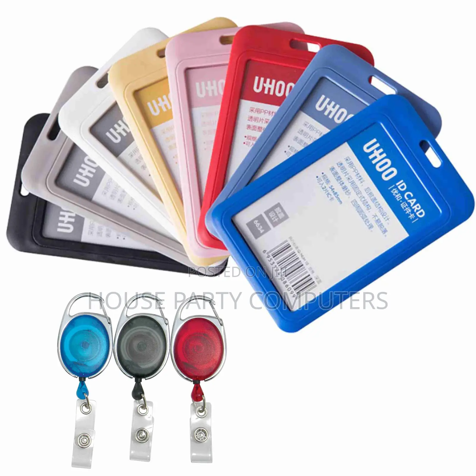 Retractable Id Card Badge Holder