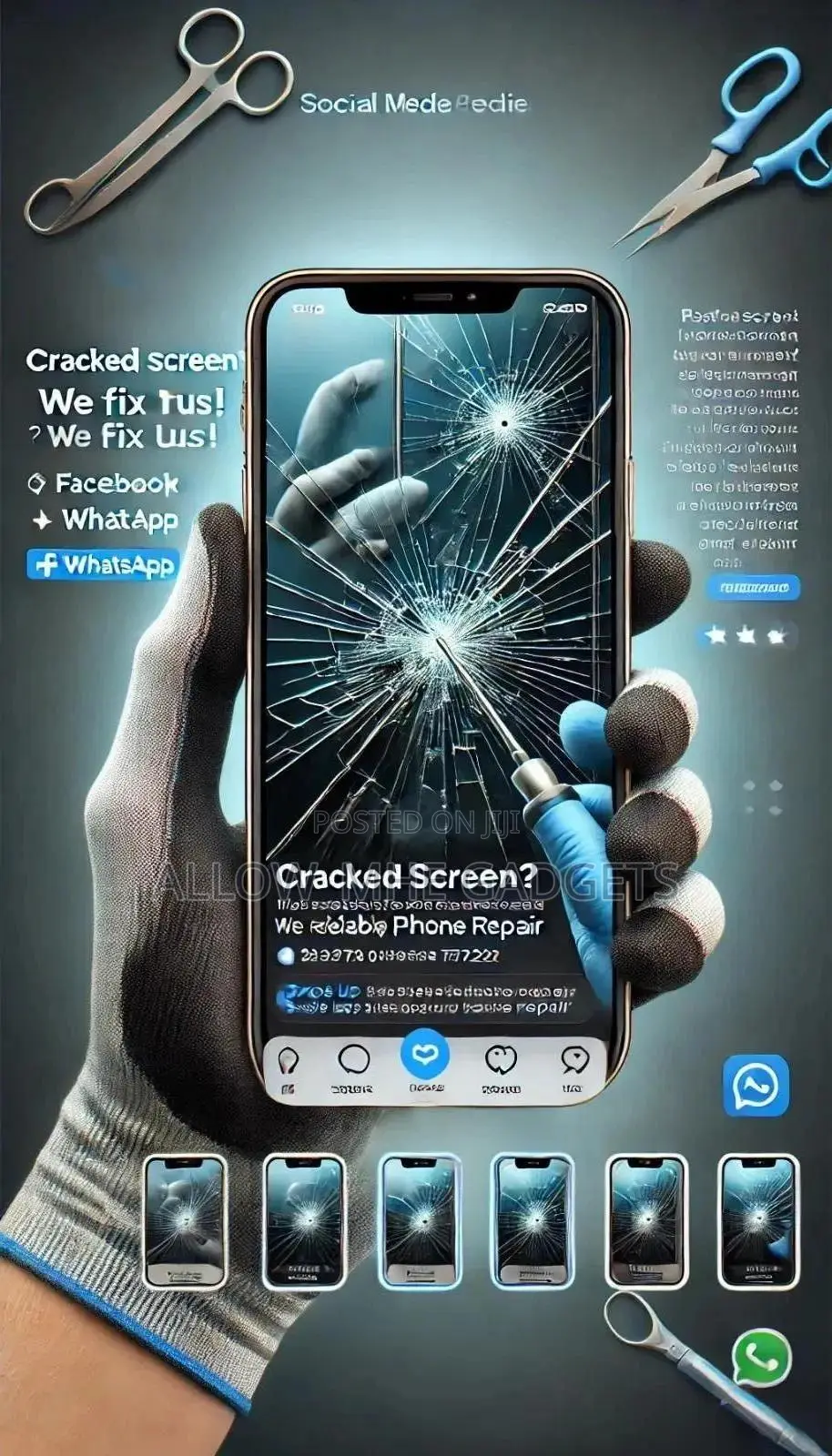 Fast Reliable Phone Repair.*Screen, Battery Charging More