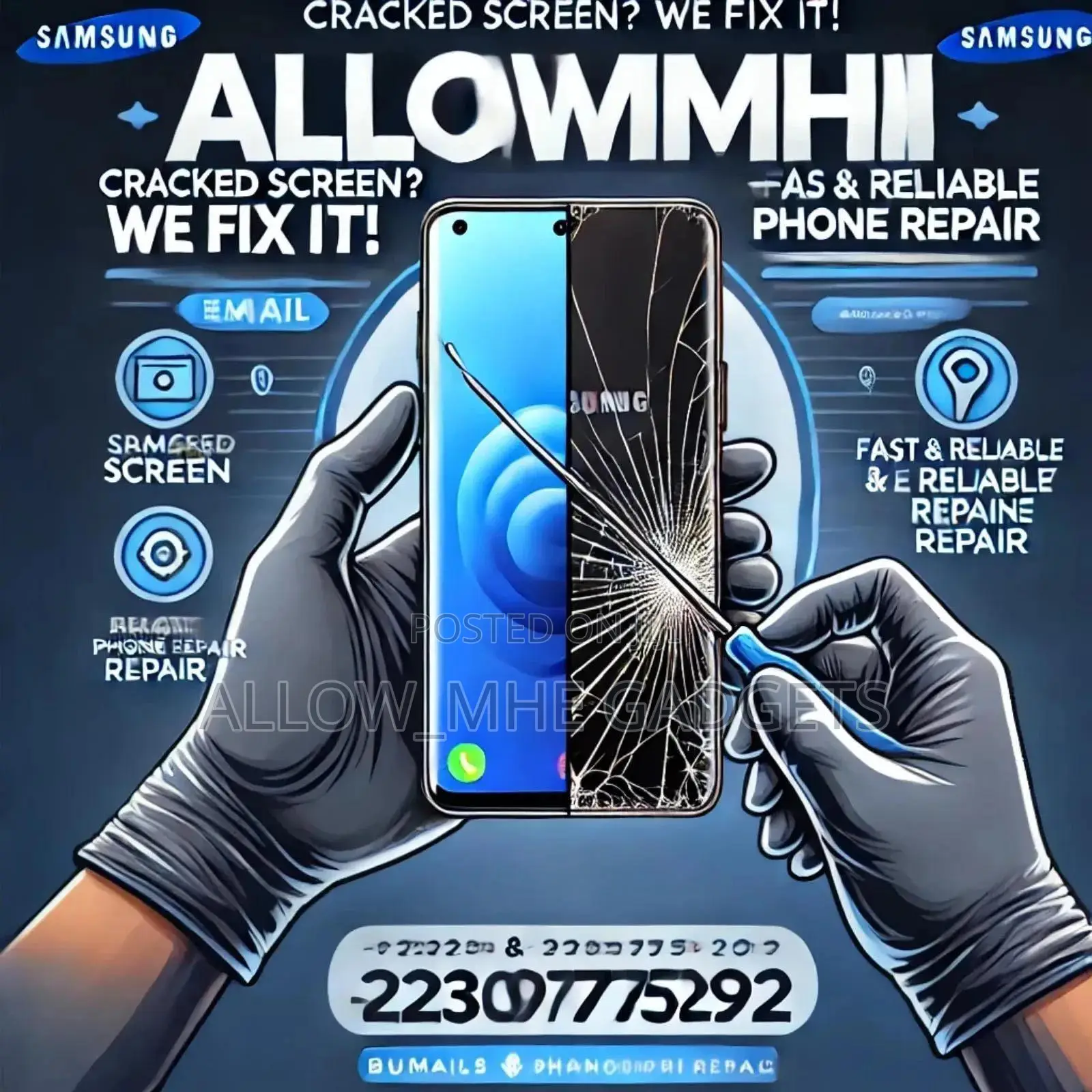 Fast Reliable Phone Repair.*Screen, Battery Charging More