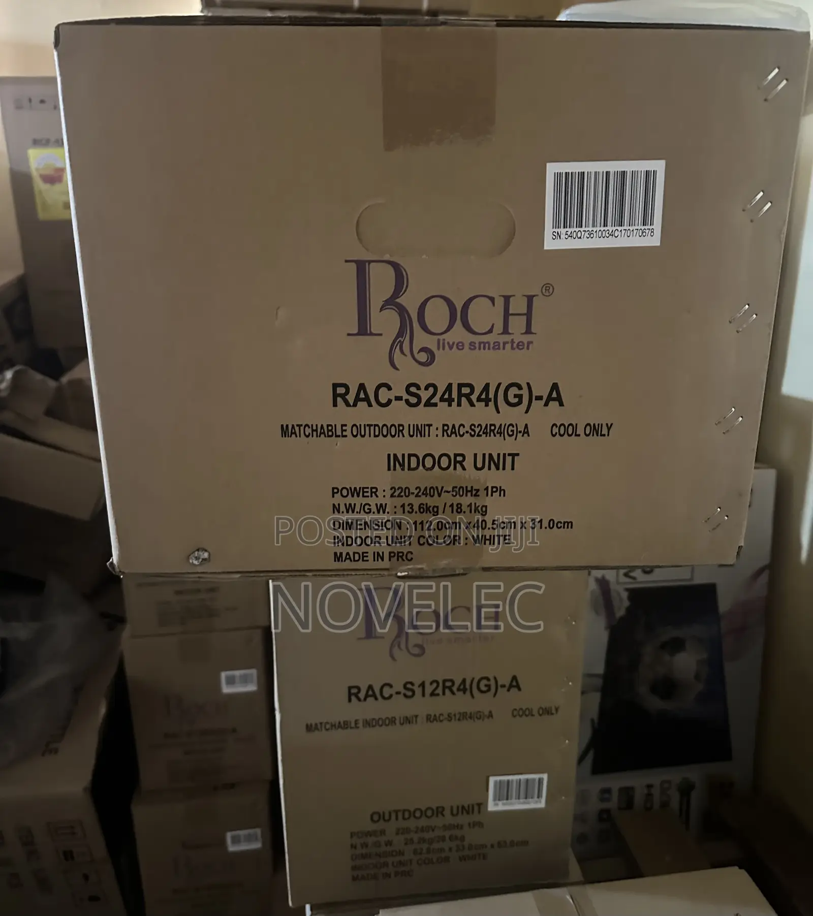 Roch Air Conditioner (1.5hp, 2.0hp 2.5hp)