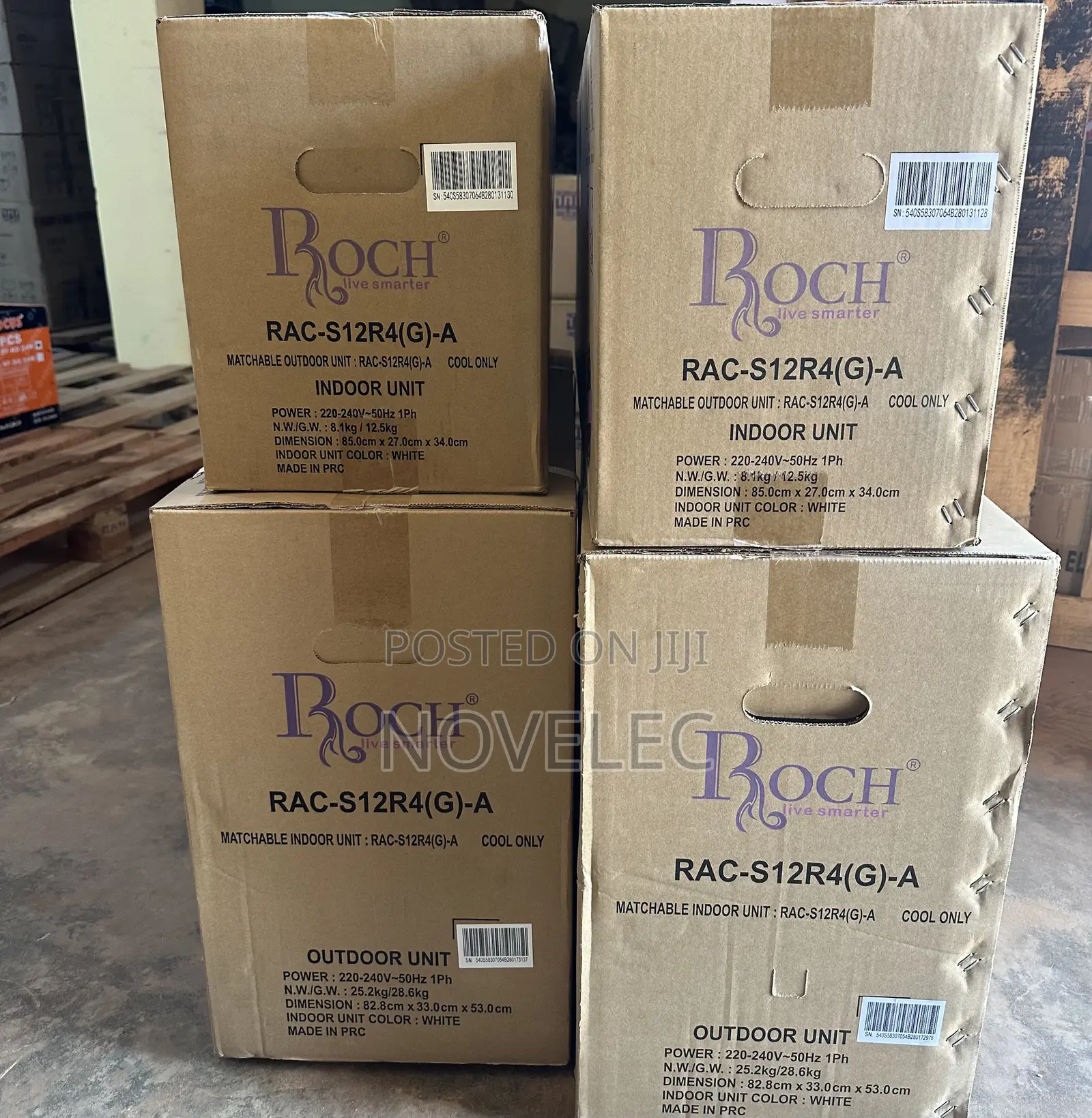 Roch Air Conditioner (1.5hp, 2.0hp 2.5hp)