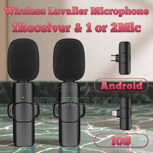 iPhone Android Lavalier Microphone Audio Video Recording