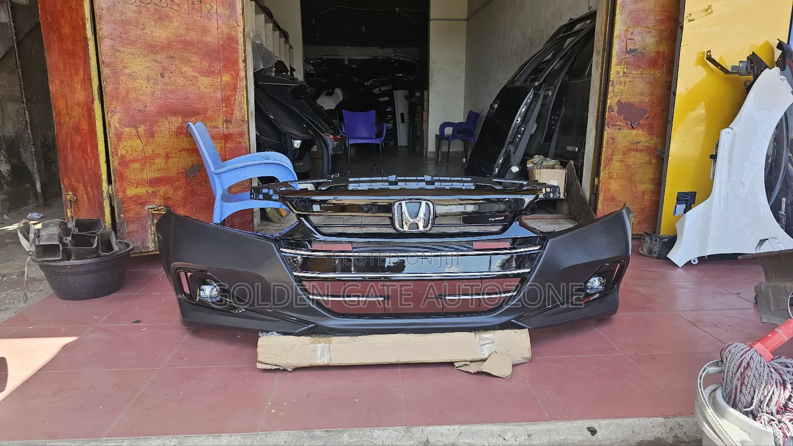 Honda Accord 2022 Black Edition With Headlight Crome Complet