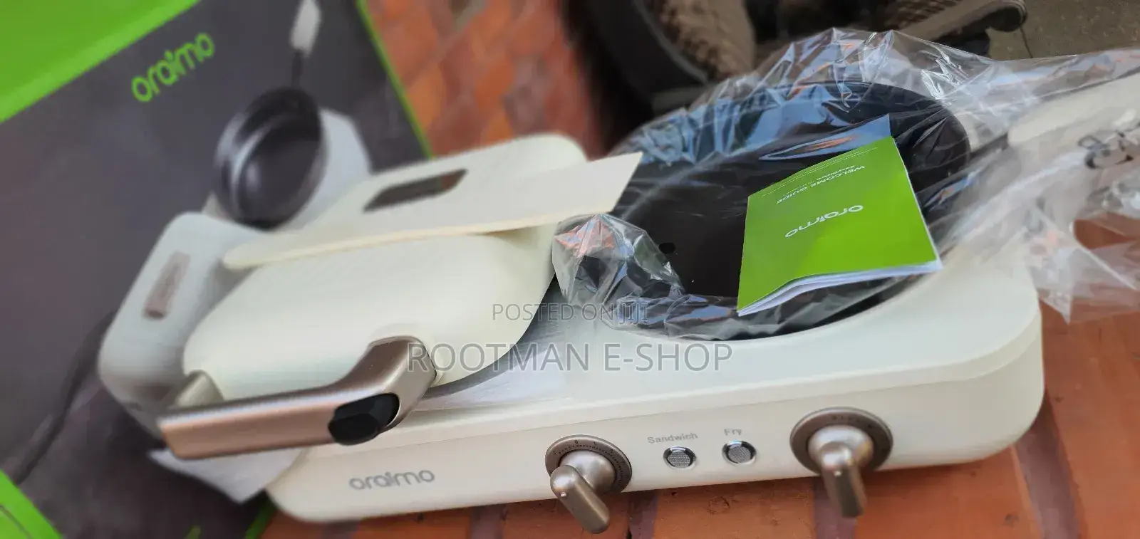 Easy 2 in 1 Breakfast Maker (Oraimo) Frying Pan Inclusive