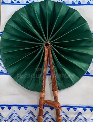 Leather Fabric Fan