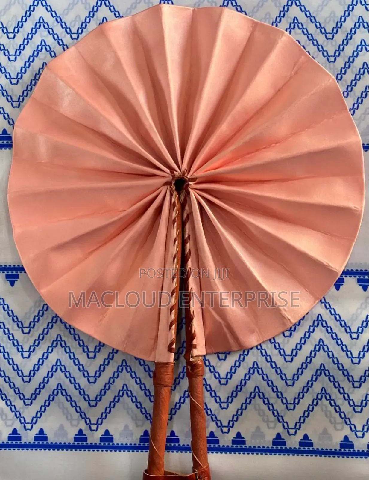 Leather Fabric Fan
