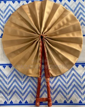 Leather Fabric Fan