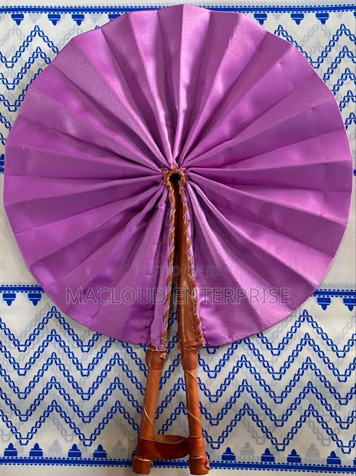 Leather Fabric Fan