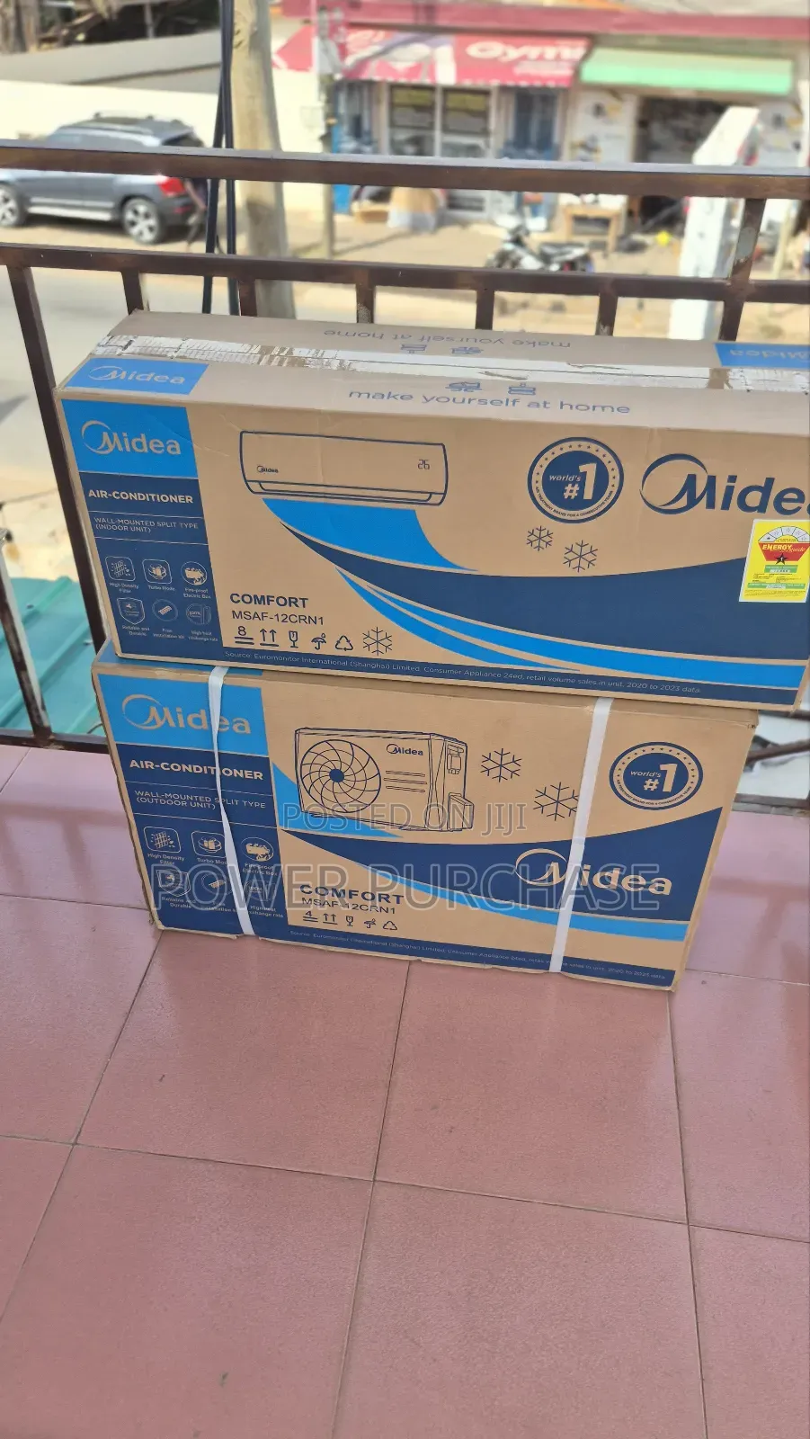 Upright Midea 1.5hp Split Inverter Ac Msaf-12crn1