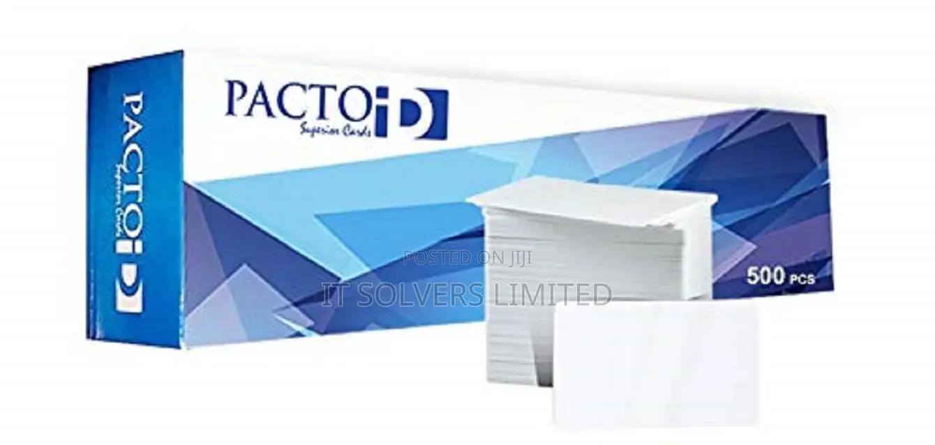 Id - Blank White PVC Cards(100pc)