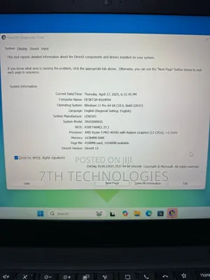 Laptop Lenovo ThinkPad T14 G1 16GB AMD Ryzen 5 SSD 512GB