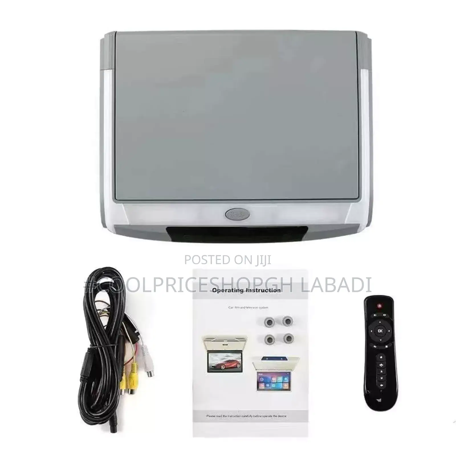 Car Rooftop Mount Universal DVD Usb Player Monitor