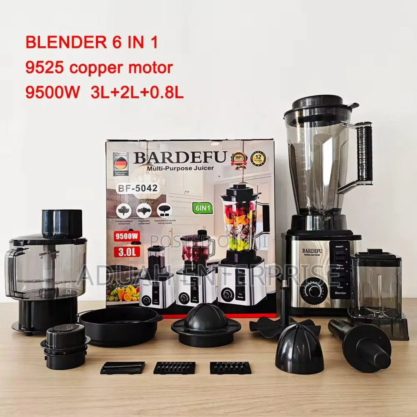 6 in 1 Blender Set With Slicers