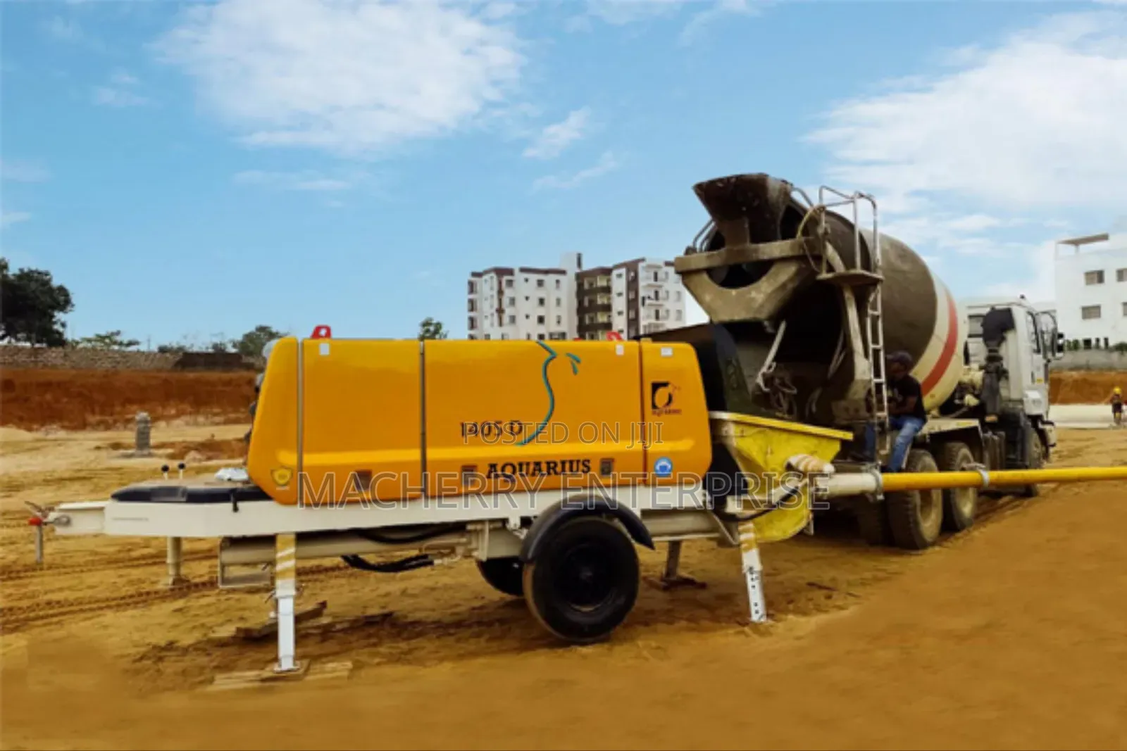 Concrete Mixture/Electric Wheelbarrow/Static Pump/Shooter for Rent