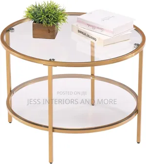 2-Tier Glass Coffee Table