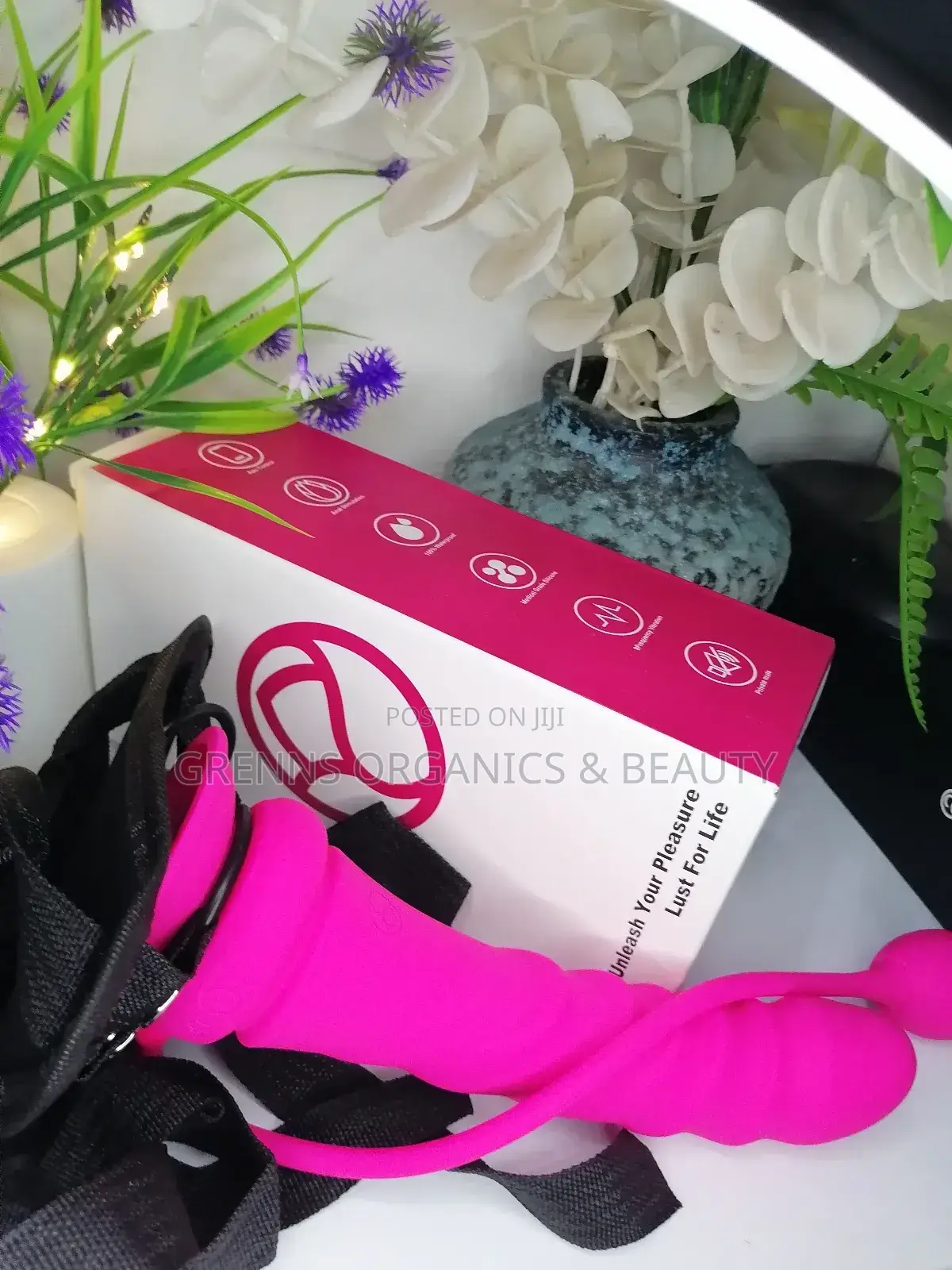Premium 2in1 Remote App Control Strap On Vibrators For Lesbs