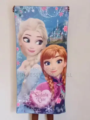 Swimming Towels for Kids With Cartoons Christmas