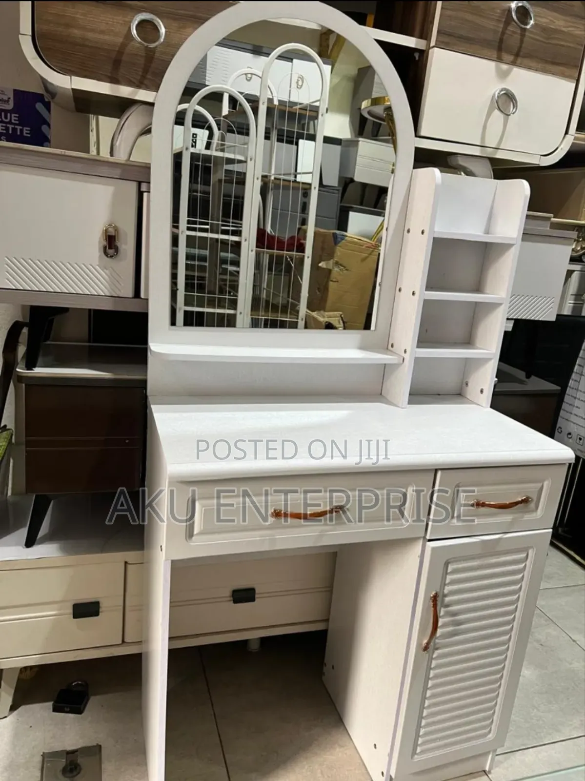 Dressing Mirror Table and Chair