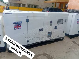 Fuel Efficient Perkins 80kva Diesel Gen Less Operating Cost