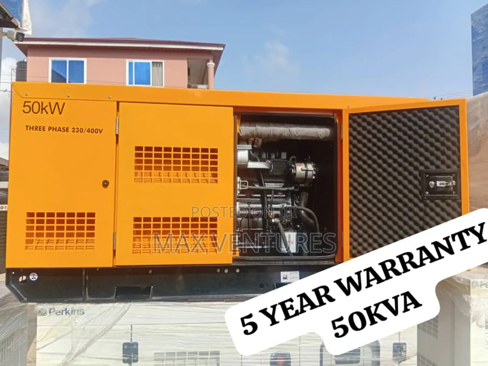 Easy Maintenance 50kva Diesel Generator 50kva Perkins