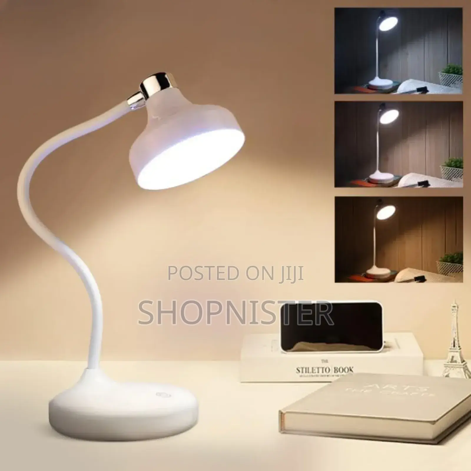 Rechargeable Led Desk Lamp With Adjustable Color