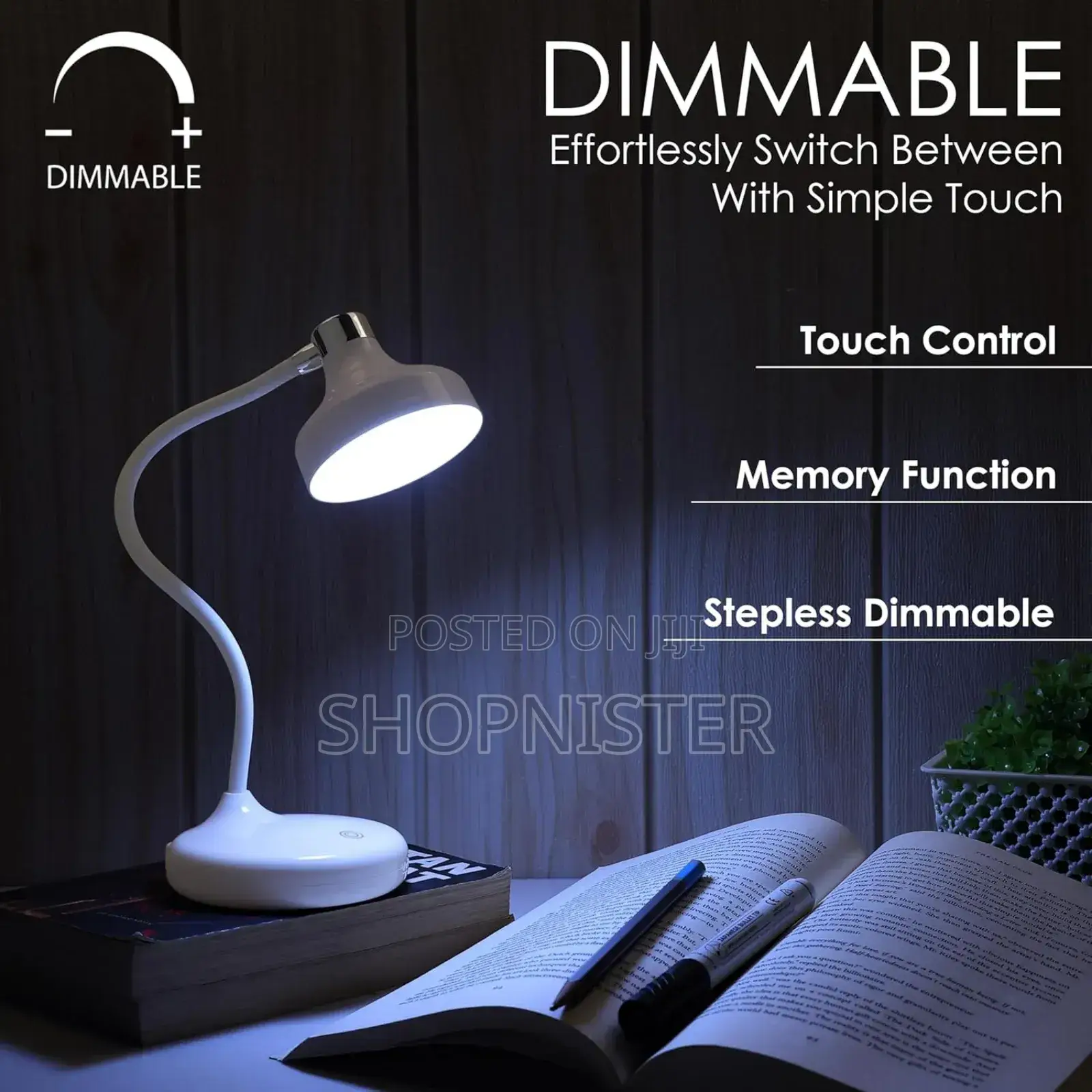 Rechargeable Led Desk Lamp With Adjustable Color