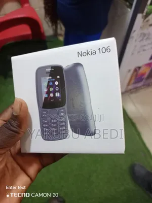 New Nokia 106 Black