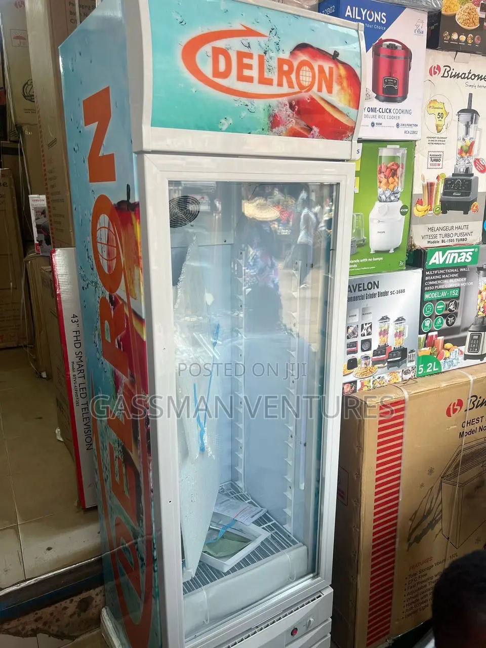 Delron 245l Display Fridge