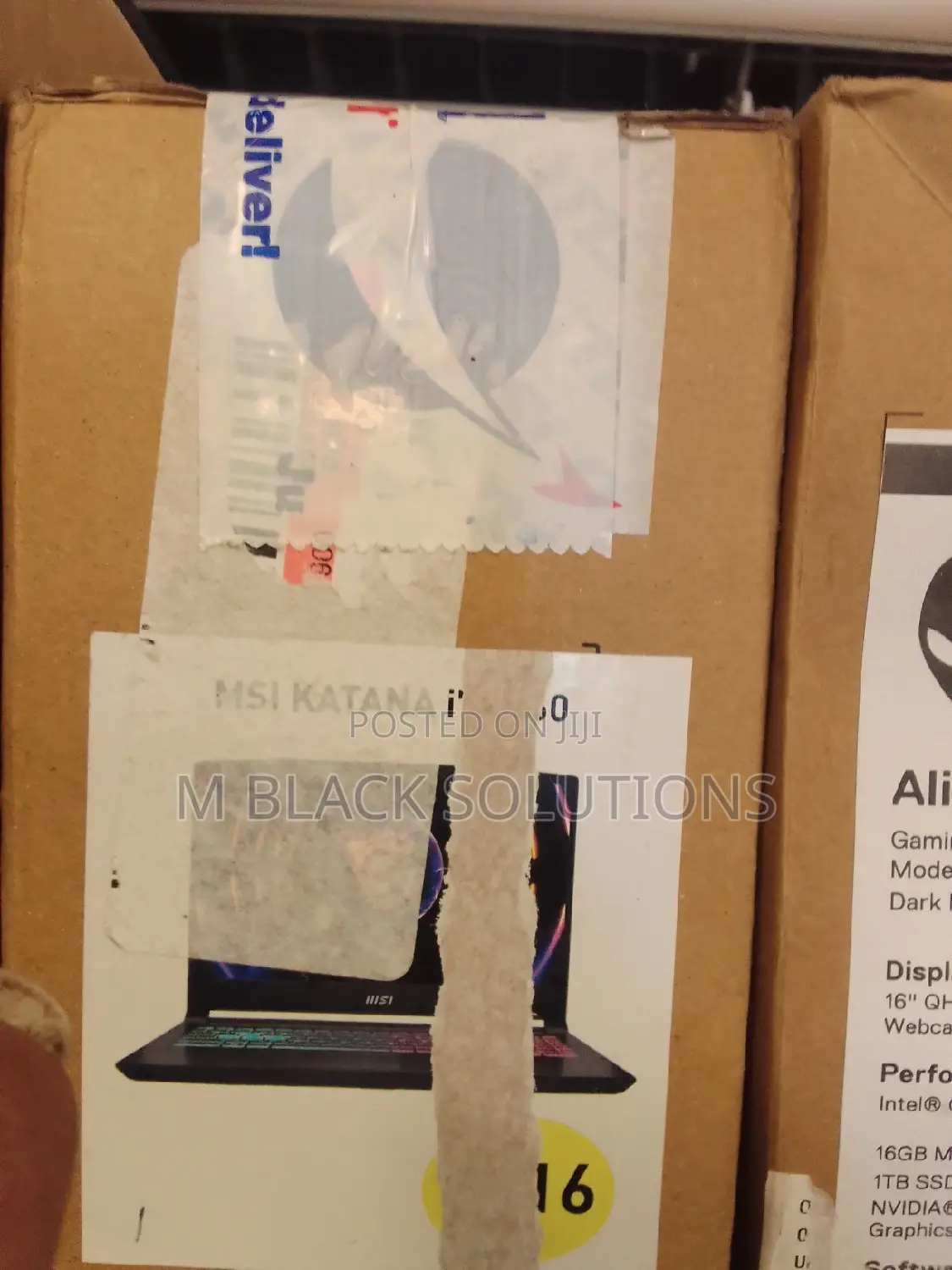 New Laptop MSI Katana 15 16GB Intel Core I7 SSD 1T