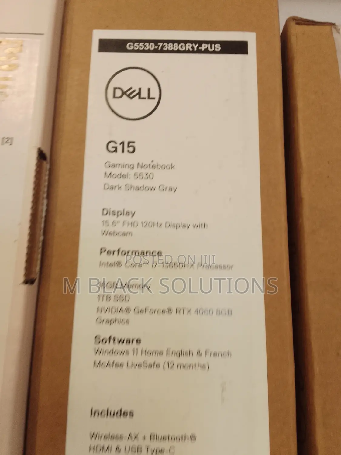 New Laptop Dell G15 5535 16GB Intel Core I7 SSD 1T