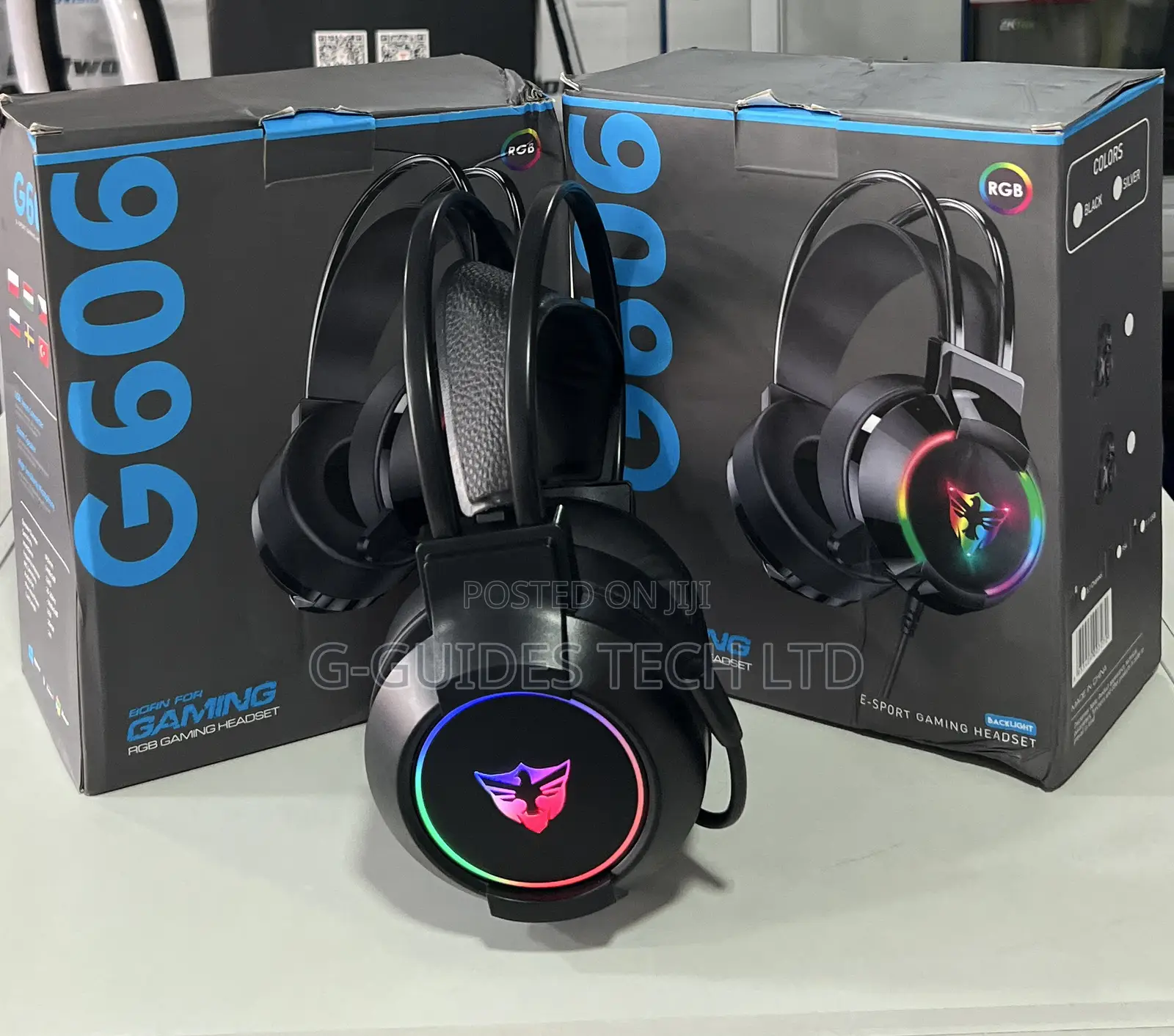 G606 RGB Gaming Headset, Usb 7.1 E-Sport Gaming Headset