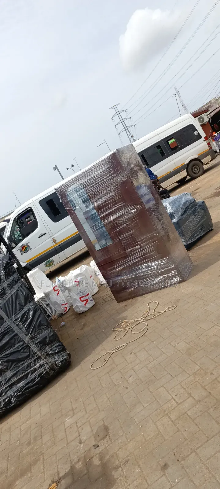 Sweet Double Door Wardrobe.Cofee🔥🔥🔥. Free Delivery📮
