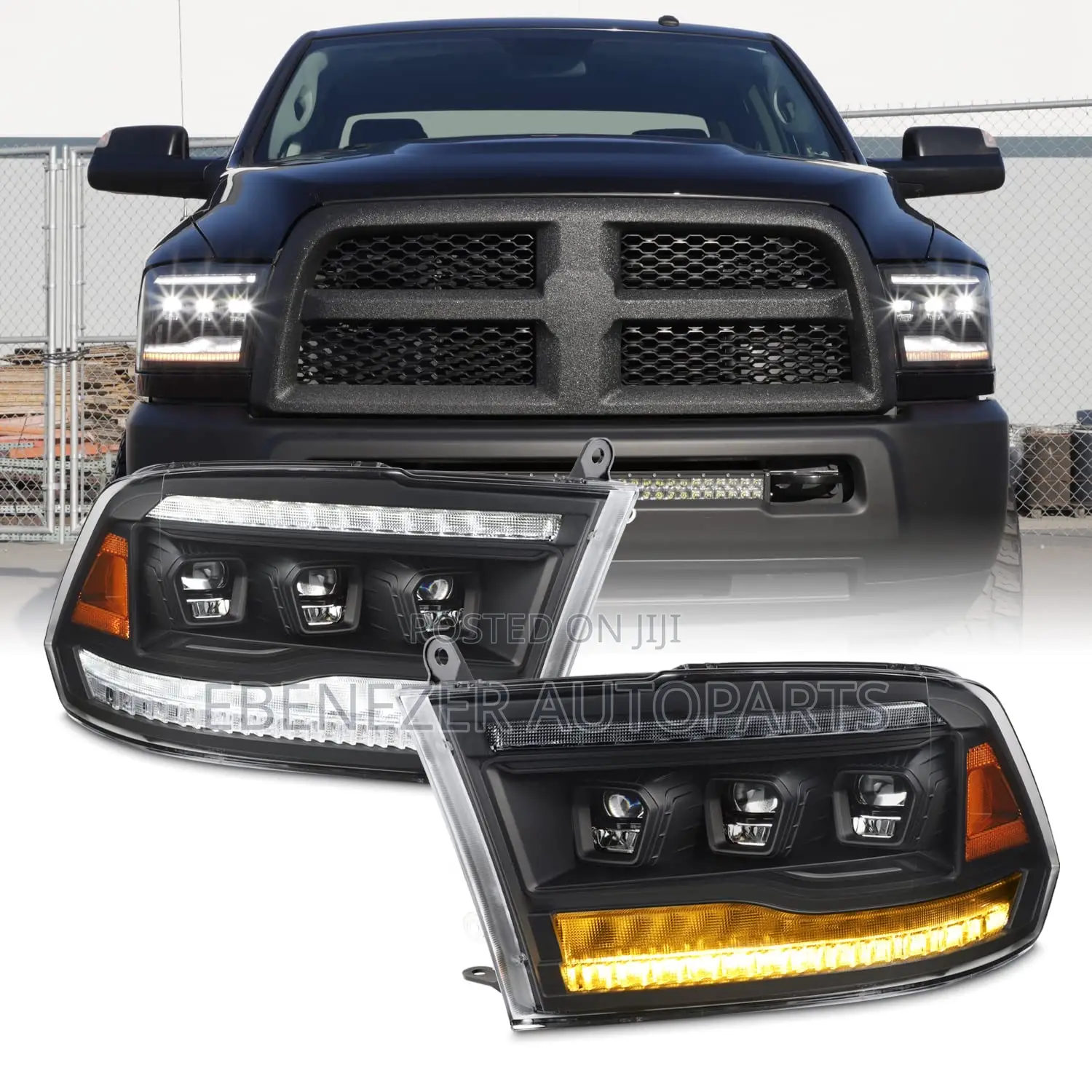 Dodge Ram 1500 2500 3500 2009 - 2018 Led Spec Headlights