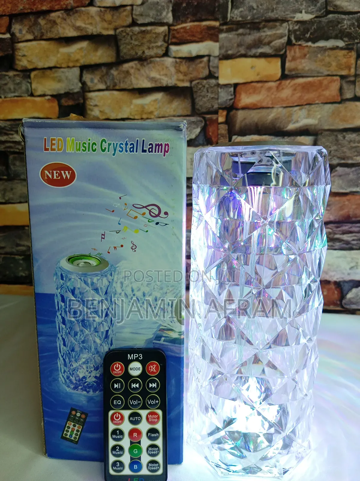 Crystal Music Player With Light