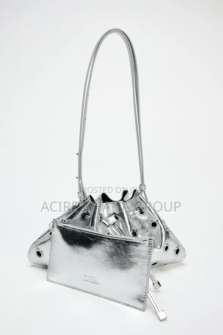 Zara Mini Eyelet Bucket Bag