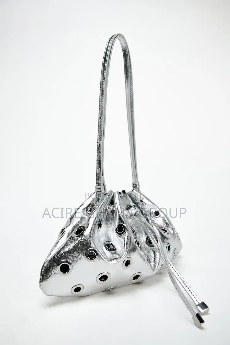 Zara Mini Eyelet Bucket Bag