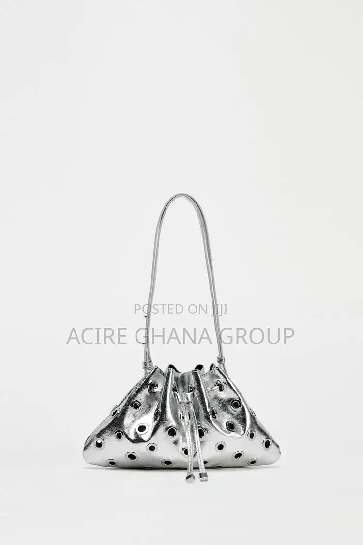 Zara Mini Eyelet Bucket Bag