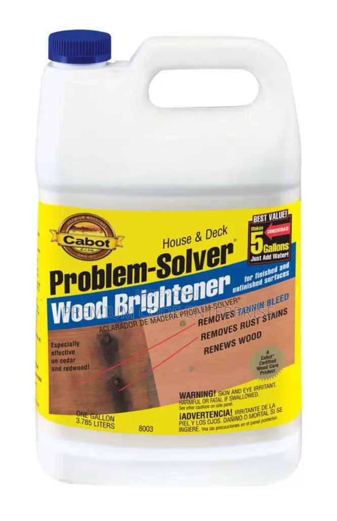 Wood Brightener for Deck and Siding
