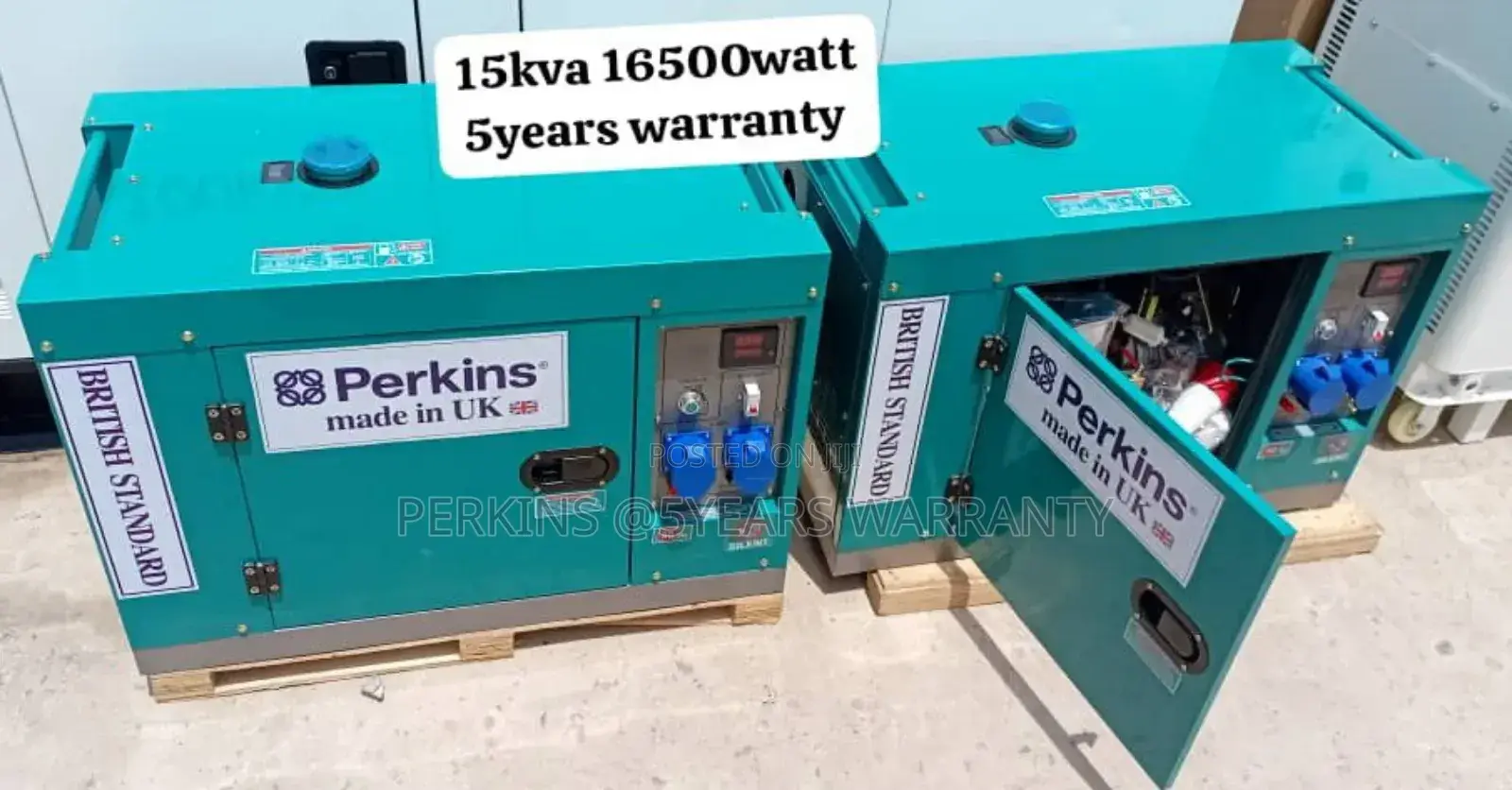 Generate With Ease 15kva 16500watt Perkins Generator 15kva