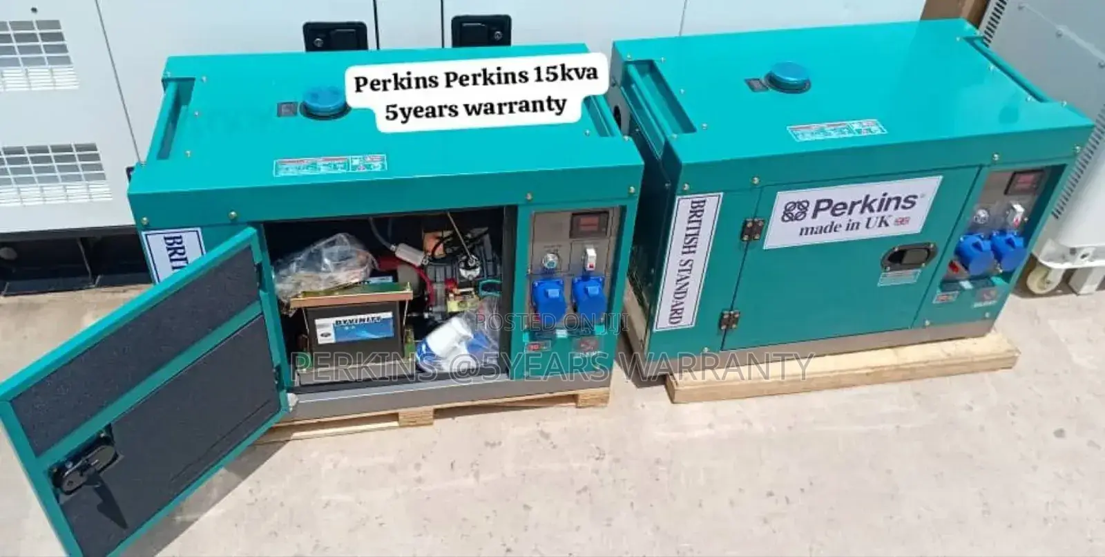 Uninterrupted Power 15kva 16500watt Perkins Generator 15kva