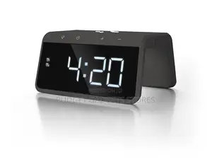 Digital Alarm Clock With Wireless Charger