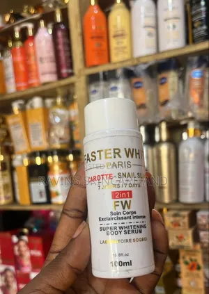 Faster White Paris Set: Body Lotion+ Face Cream+Serum