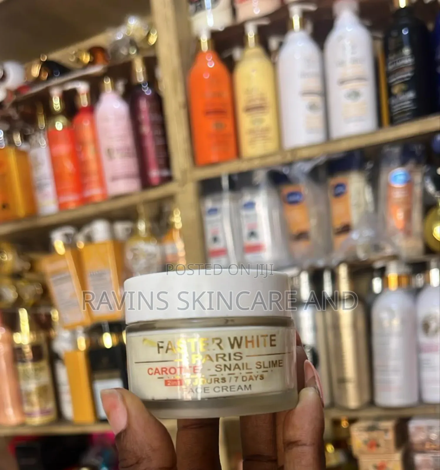 Faster White Paris Set: Body Lotion+ Face Cream+Serum