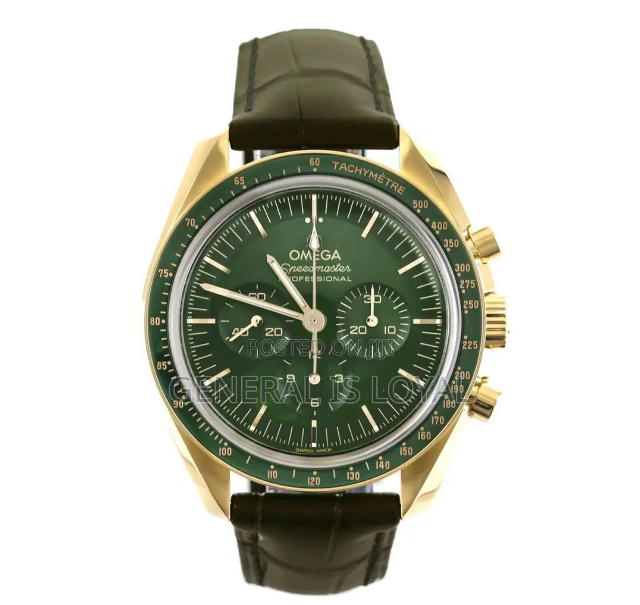 Omega Speed Master Green Dial Chronograph